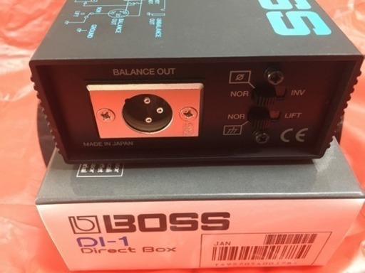 新品未使用「BOSS DI-1 Direct BOX」値下げしました⤵︎