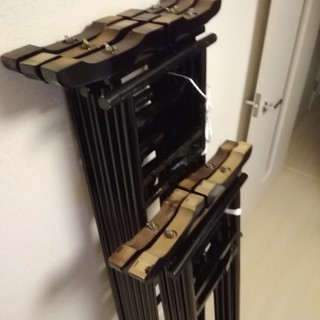 撞木　衣桁　反物掛け　展示用ハンガー　大中サイズ　11個　まとめ売り