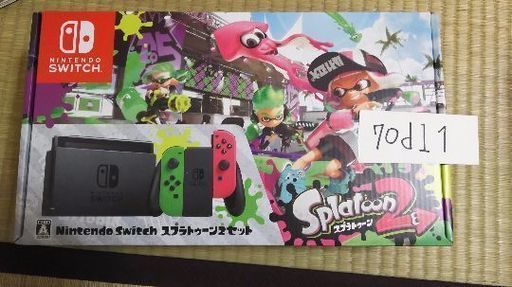 新品未開封 Nintendo Switch ニンテンドースイッチ スプラトゥーン2同梱版