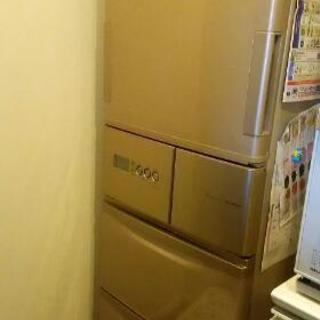 シャープ(日本製)365L 冷蔵庫5ドア 2007年式 中古品