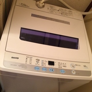洗濯機 SANYO ASW-60D(w)