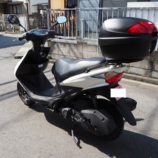 中古　スズキ　アドレスV125S　シャッターキー付！　GIVIリアボックス付！
