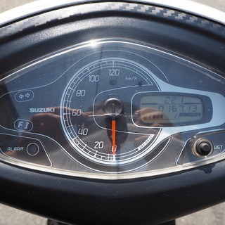 中古　スズキ　アドレスV125S　シャッターキー付！　GIVIリアボックス付！