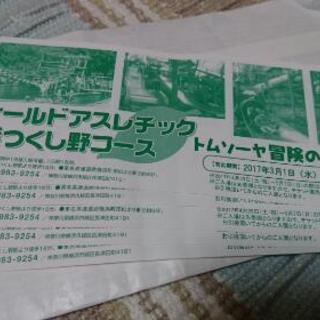 フィールドアスレチック横浜つくし野コース招待券2枚組 送料無料 メルカリ