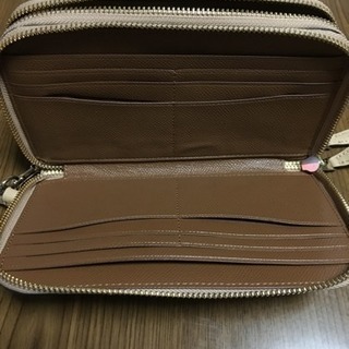 厚 17.7 COACH コーチ 長財布 レディース レザー シグネチャー ラウンドファスナー ダブルジップ 新品 未使用 箱あり