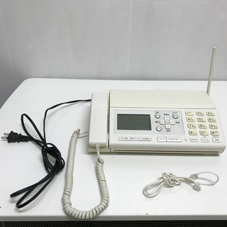 無印良品 fax機能付電話機 電話機 ファクシミリ シンプル U...