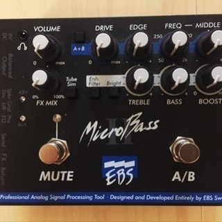 EBS Microbass II  ベース用2chアウトボードプ...