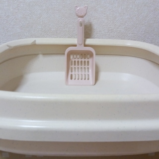 猫ちゃん用トイレ（固まる猫砂用）