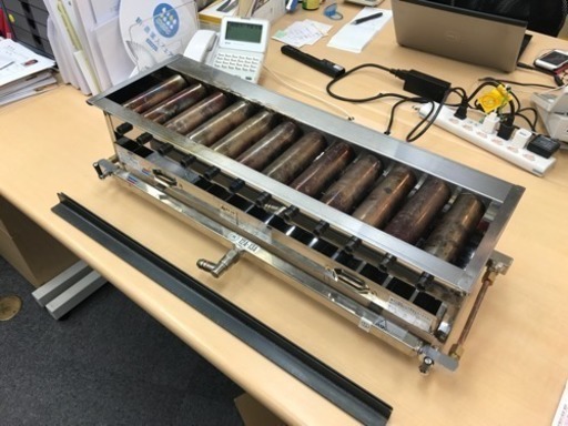【値下げしました！！ほぼ未使用】直火式ガス焼物器【8000円】