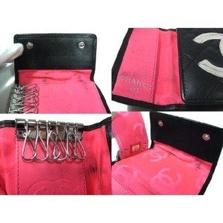 CHANELキーケースココホワイト