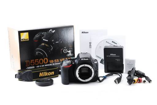 美品 Nikon D5500 ボディ★元箱・付属品多数・説明書