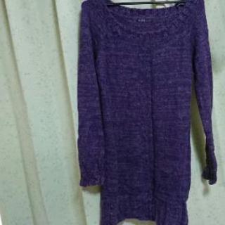 (お取引中)紫色のセーターLサイズ