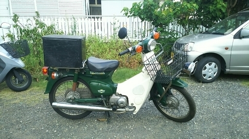 スーパーカブ50　C50　キック始動　乗って帰れます！原付　MT　スクーター?