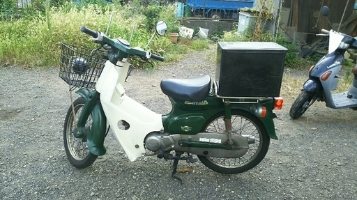 スーパーカブ50c50キック始動乗って帰れます 原付mtスクーター ダージリン 横浜のホンダの中古あげます 譲ります ジモティーで不用品の処分