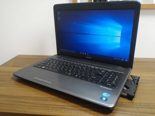 お取引中)第2世代Core-i5 ﾒﾓﾘ4G Office2016搭載 高性能Win10ﾉｰﾄ i5/ﾒﾓﾘ4GB/HDD250GB/DVD-ROM/無線LAN/Kingsoft Office2016 [Epson Endeavor NJ3500E]