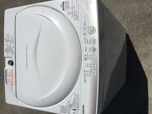 4.2L 2014年式　洗濯機売ります。