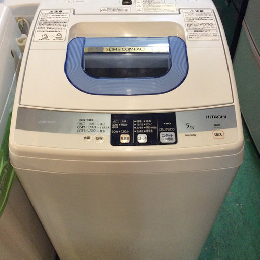 【全国送料無料・半年保証】洗濯機 2013年製 HITACHI NW-5MR 中古