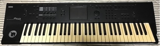 売ります：KORG M50 ワークステーションシンセサイザー