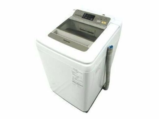 泡洗浄」で頑固な汚れにも強いPanasonic9キロ縦型洗濯機です　大家族用です 2014年式です 取り扱い説明書付き 配送コミコミ価格です