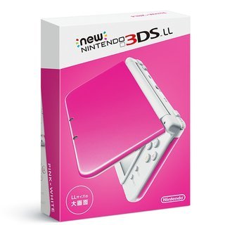 新品 任天堂 Newニンテンドー3DS LL ピンク×ホワイト（...