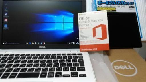 美品【モバイルノート】DELL◆officeソフト付★特典★外付DVDドライブ★