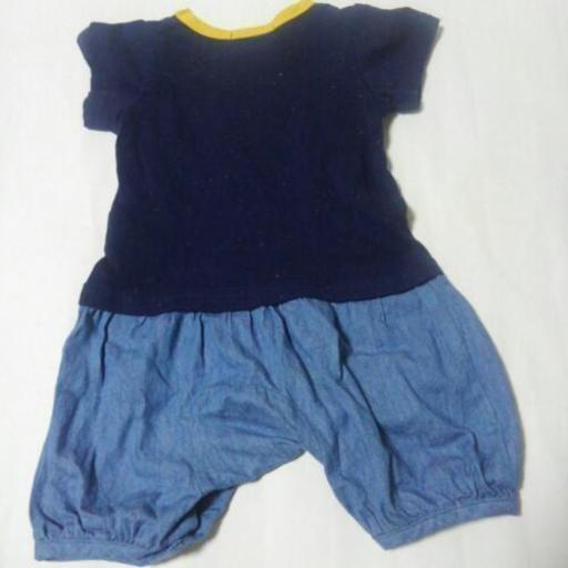 ウタカタデコ セパレート風デザインロンパースサイズ70 ゆみこ