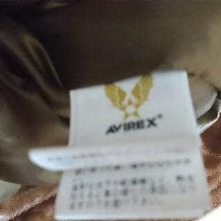 AVIREX 本革ジャケットフード＆保護スプレー付き