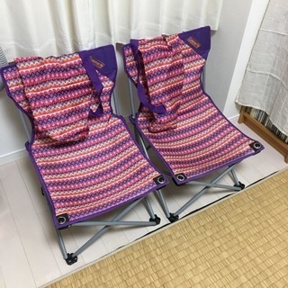 コールマンの椅子 2個セット 千円