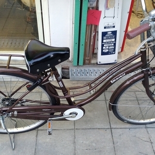 26インチ ブラウン  自転車