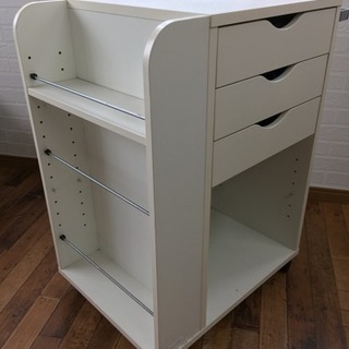 IKEA キャスター付マガジン収納ワゴン