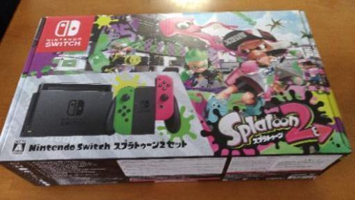 ３年保証加入済！Nintendo switch スプラトゥーン２セット 新品
