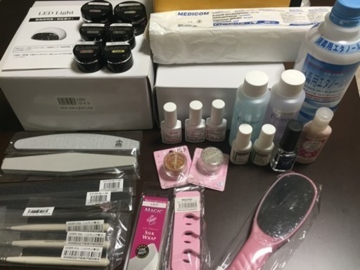 【未使用あり】ネイル二級、三級、ジェル、フット用品