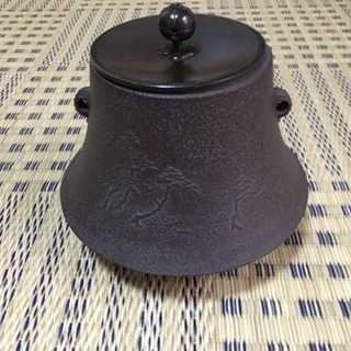 最高級 御釜 お茶道具 松林地紋 清光作 佐藤 その他