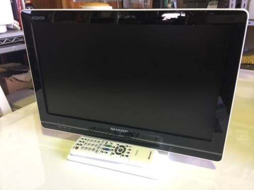 小さくて可愛い シャープ 19型 液晶テレビ