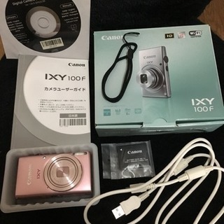 【ネット決済・配送可】キャノン IXY100F ピンク 美品