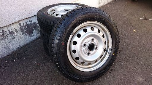 期間限定特価】 13インチスタッドレスタイヤ 135/80R13 ホイール付き ...