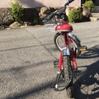 自転車 子供用自転車16インチ ジープ 赤色