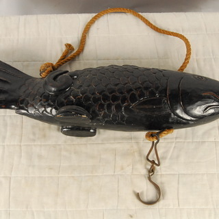 横木 魚 自在鉤 囲炉裏 No.1