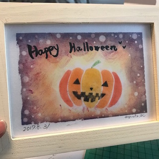 指でくるくる親子で楽しいパステルアート🎃✨