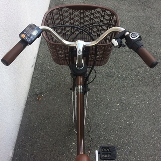 パナソニック ビビ DX 新基準 8,9AH 子供載せ 茶色 パス ナチュラ