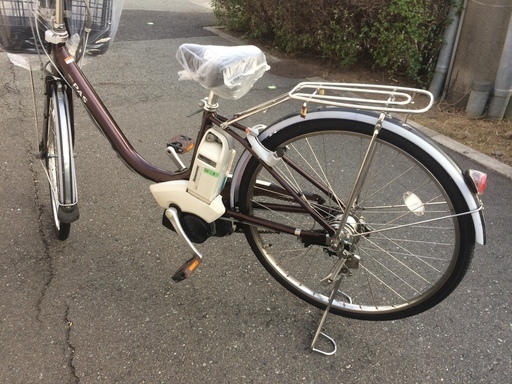 地域限定送料無料 ヤマハ パス アミ 新基準 8,7AH 子供乗せ 白