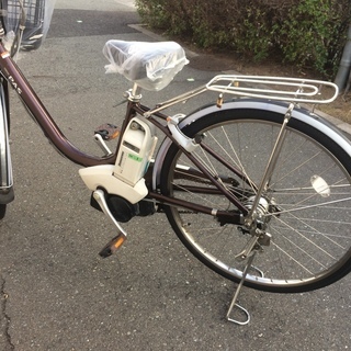 ヤマハ パス 新基準 8,1AH 子供乗せ 茶色 ビビ アシスタ 神戸市 電動自転車