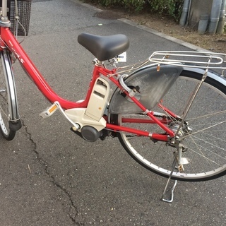 地域限定送料無料　ヤマハ　パス　シオン　12,3AH　赤　神戸市　電動自転車 pa2030-240422.jpg