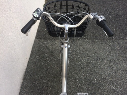ブリヂストン　アシスタ　新基準　子供乗せ　シルバー　パス　ナチュラ　ビビ　神戸市　電動自転車