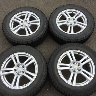 【取引中】BS スタッドレスタイヤ 4本ホイールセット 225/65R17