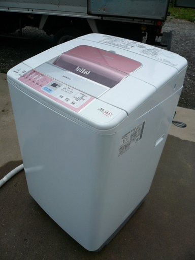 日立 8.0kg 全自動洗濯機（ピンク）HITACHI ビートウォッシュ BW-8LV