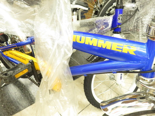 【引取限定】【小倉南区葛原東】HUMMER ハマー 子供用自転車 中古美品 ブルー