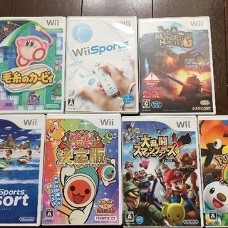 Wii ゲームソフト7点