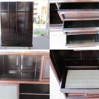 飾り棚 飾棚 紫檀 黒檀 食器棚 茶棚 和室 和風