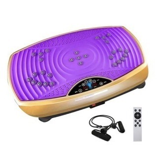 老害物排出 脂肪燃焼  振動ステッパー　X字型　リモコン操作可能 音楽再生機能 (ゴールド)